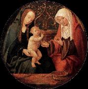 Willem Cornelisz. Duyster Virgin and Child with St Anne oil painting picture wholesale